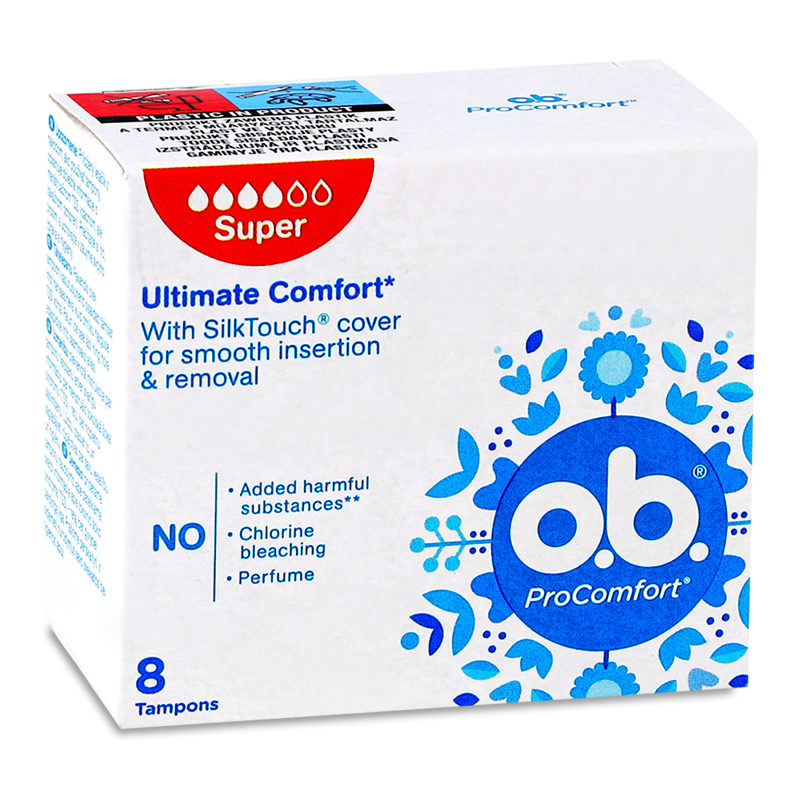Тампони ProComfort Super 8шт O.b.