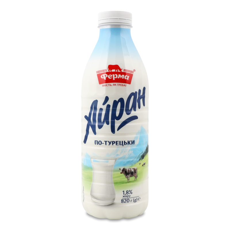 Айран По-турецьки 1,8% 820г пет Ферма