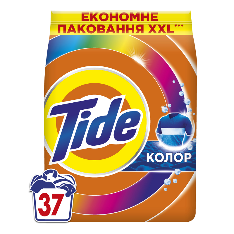 Засіб миючий синтетичний порошкоподібний Колор автомат 5кг Tide