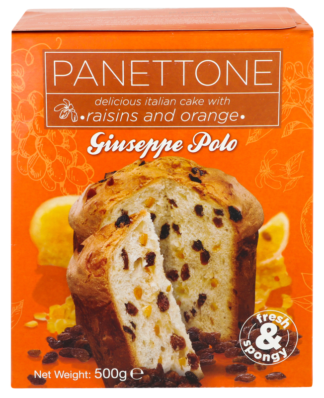 Кекс з родзинками та апельсином Panettone Giuseppe Рolo к/у