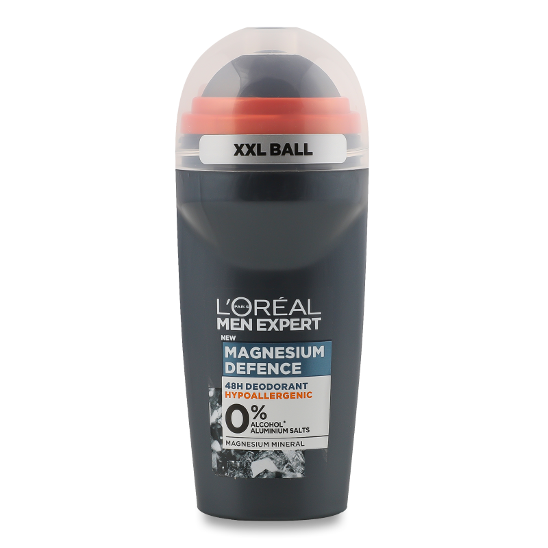 Дезодорант-антиперспірант Захист магнію кульковий 50мл L’Oreal Men Expert