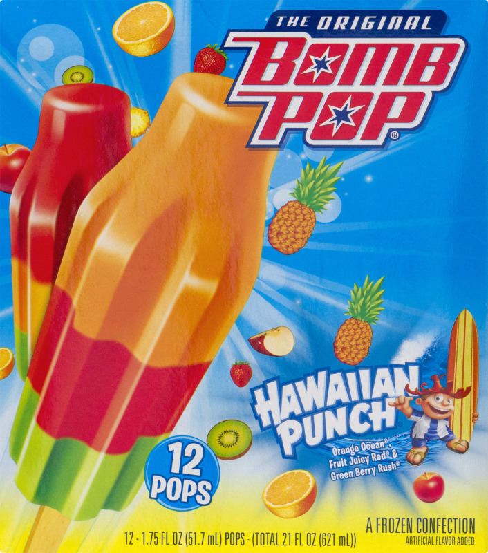 Bomb Pop The Original Hawaiian Punch - 12 CT Bomb Pop(70640008063