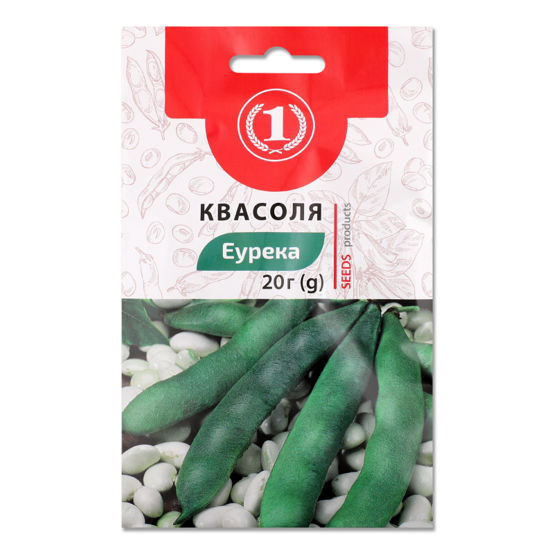 Насіння Квасоля Еурека 20г ТМ “1”
