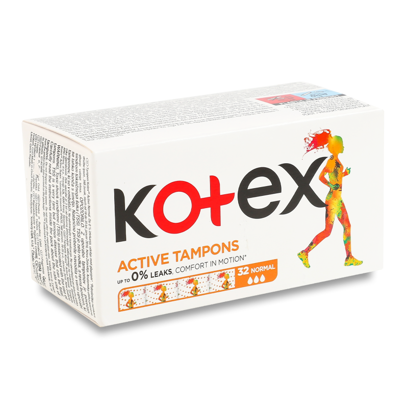 Тампони Active normal 32шт Kotex