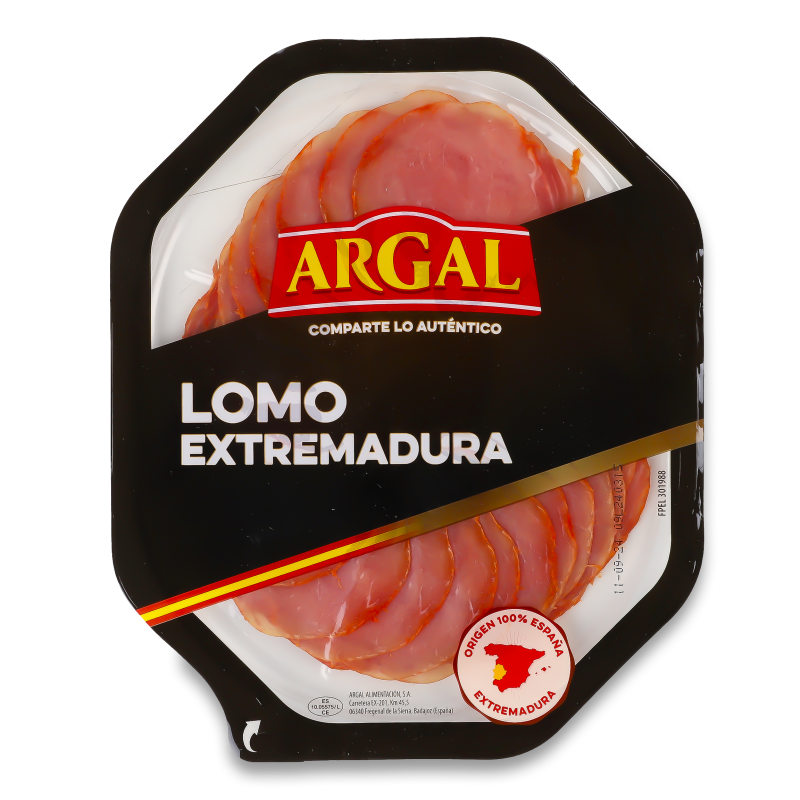 Ковбаса Lomo Extremadura с/в 100г нарізка газ/уп Argal