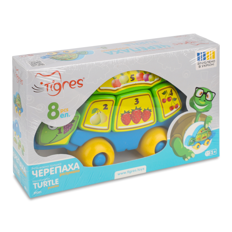 Іграшка розвиваюча Черепаха-розумаха Tigres