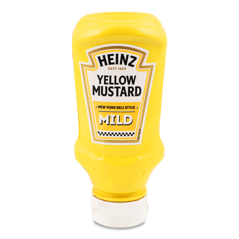 Гірчиця Лагідна 240г пет перевернутий Heinz