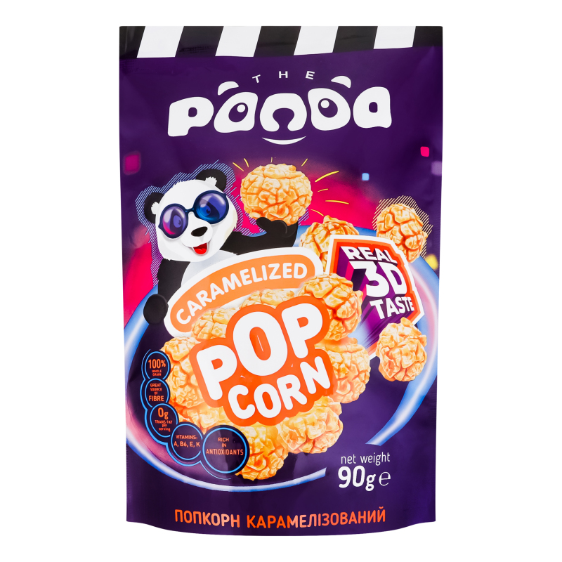 Попкорн карамелизированный The Panda д/п 90г The Panda