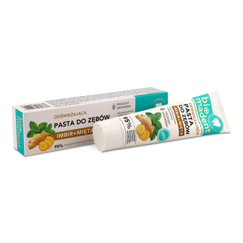 Паста зубна Освіжаюча Імбир+м’ята 100мл Біо Мадент
