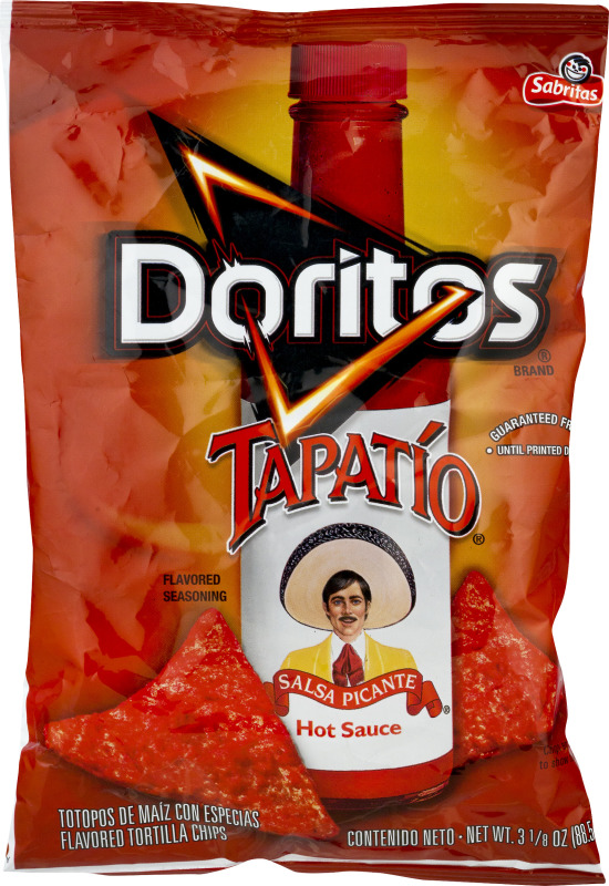 Doritos Tortilla Chips Tapatio Salsa Picante Hot Sauce Flavored Doritos