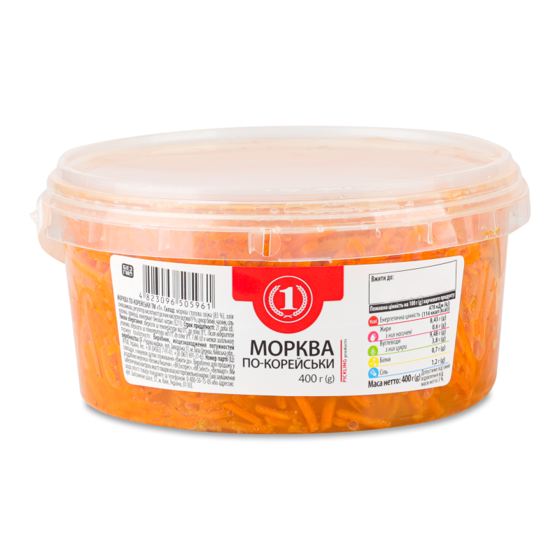 Морква По-корейськи 400г ТМ “1”
