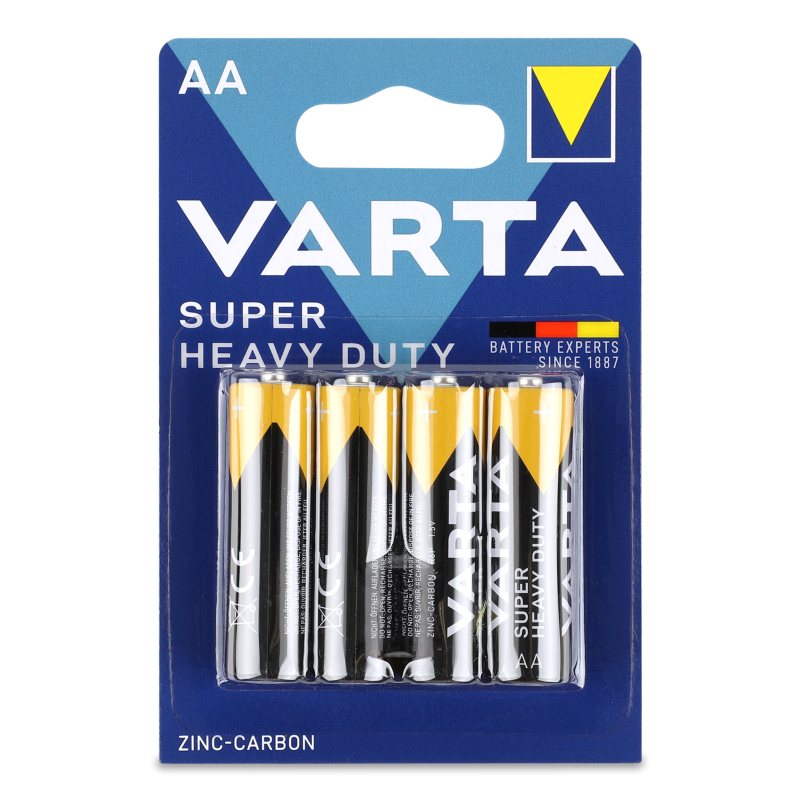 Елемент живлення Superlife AA сольовий 4шт блістер Varta