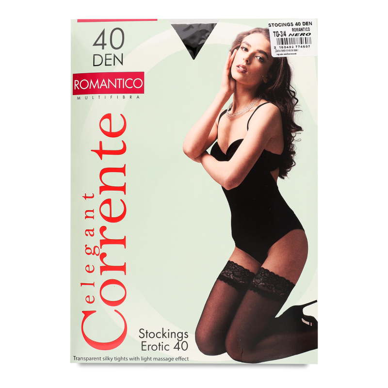 Панчохи жіночі Stockings неро 40ден р.3/4 Corrente