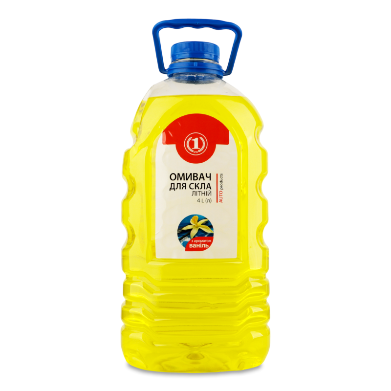 Омивач скла літній з ароматом Ваніль 4л ТМ “1”