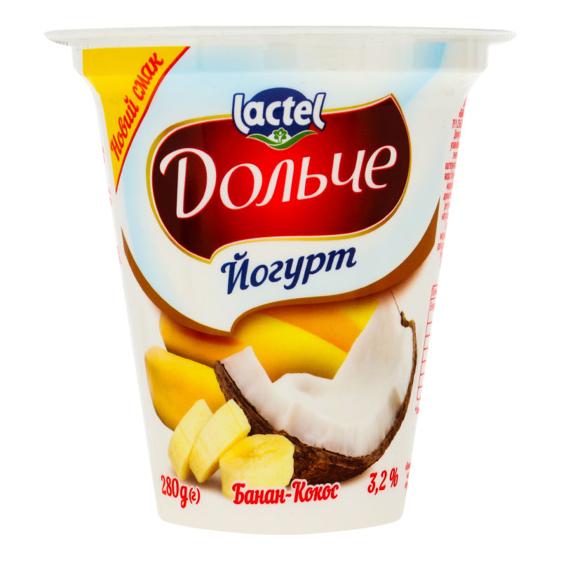 Йогурт 3.2% Банан-кокос Дольче ст