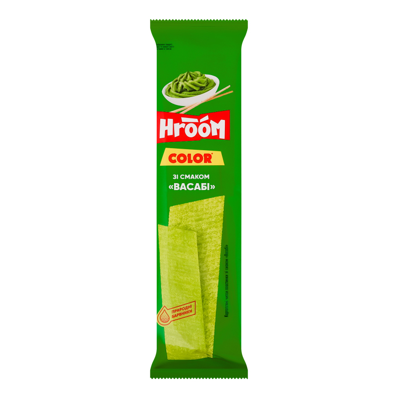 Чипси картопляні пластинки Васабі Color Hroom м/у