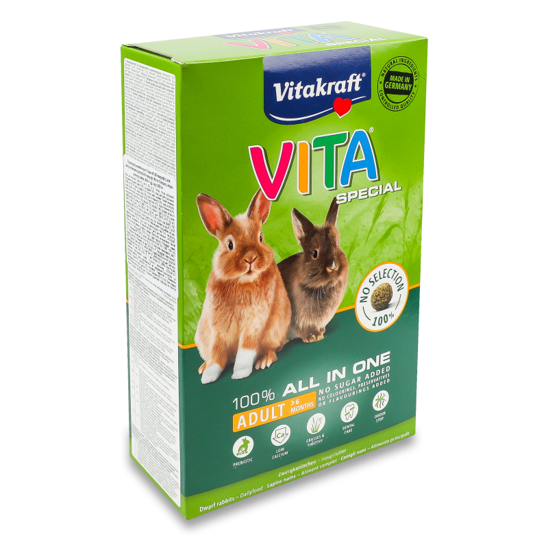 Корм д/кроликів Віта Спешл 600г Вітакрафт