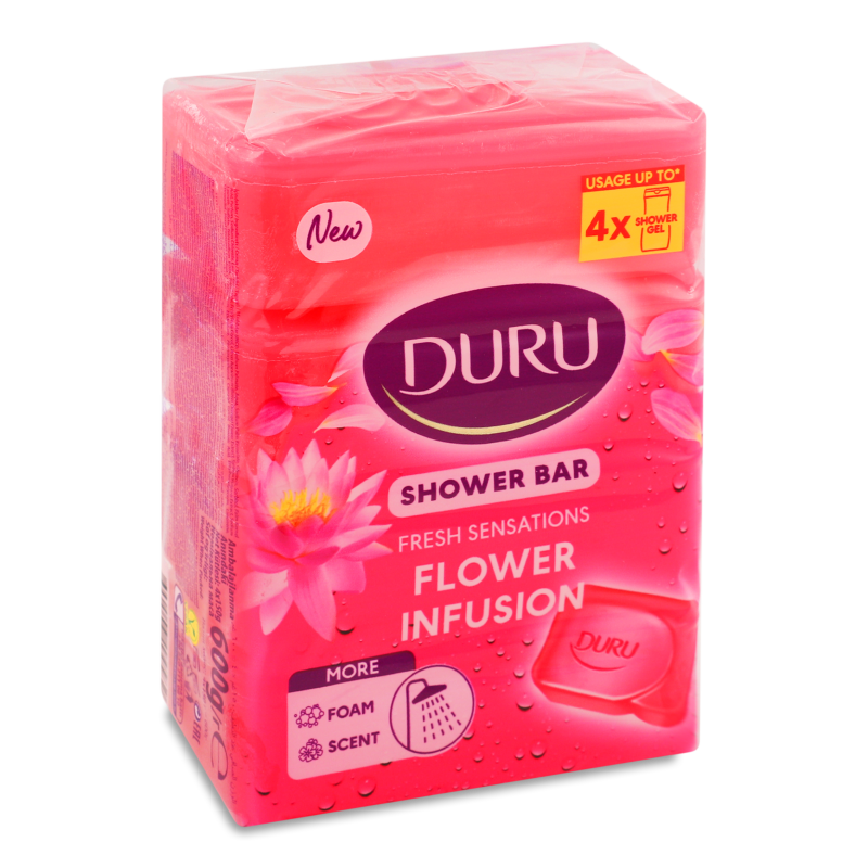 Мило Fresh Sensations Квіткова хмара 4*150г Duru