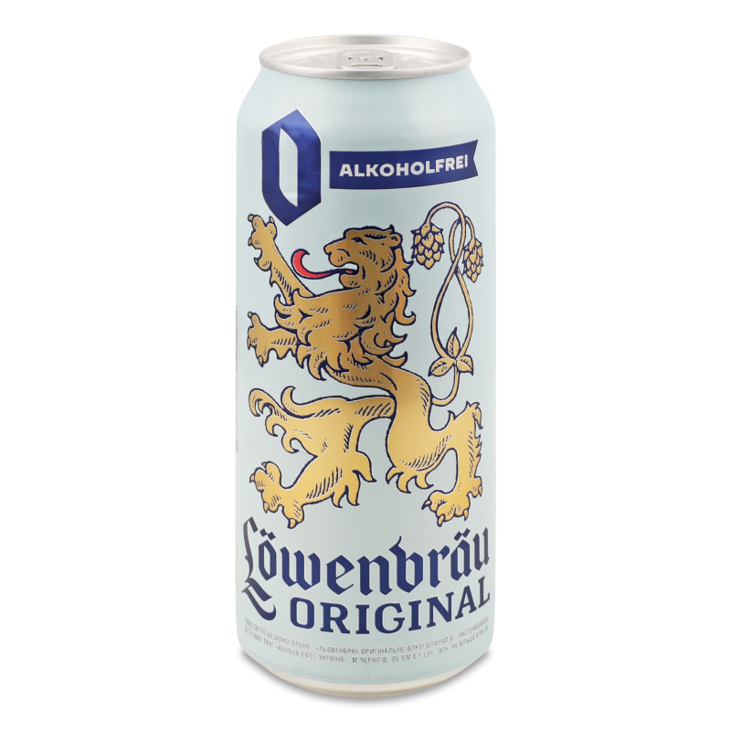 Пиво Original свiтле безалкогольне 0,5л ж/б Lowenbrau