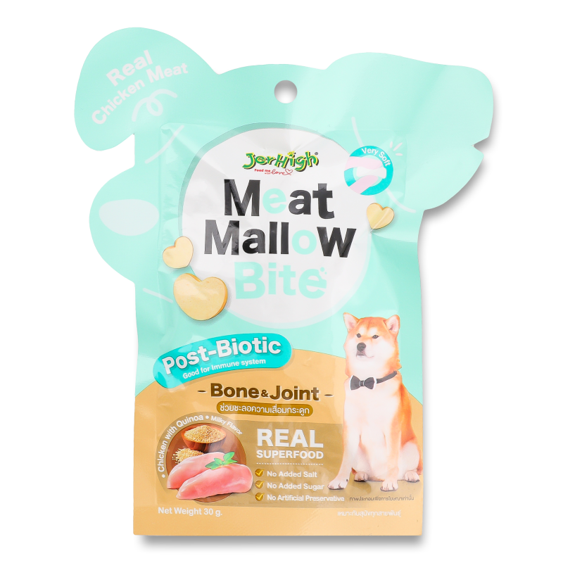 Ласощі д/собак м’ясні з куркою та кіноа з молочним смаком 30г Jerhigh