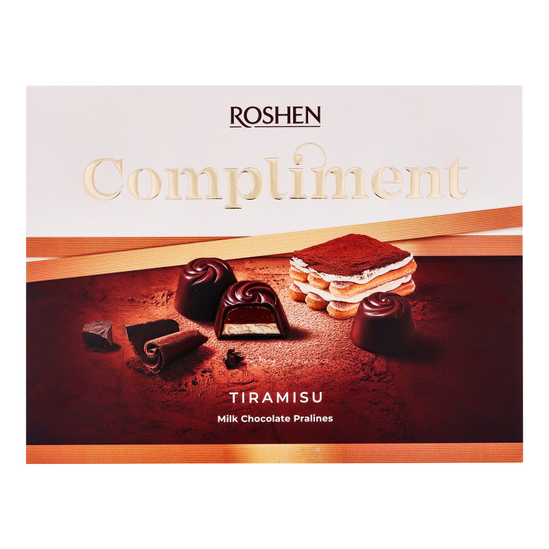 Цукерки Tiramisu Compliment Roshen к/у