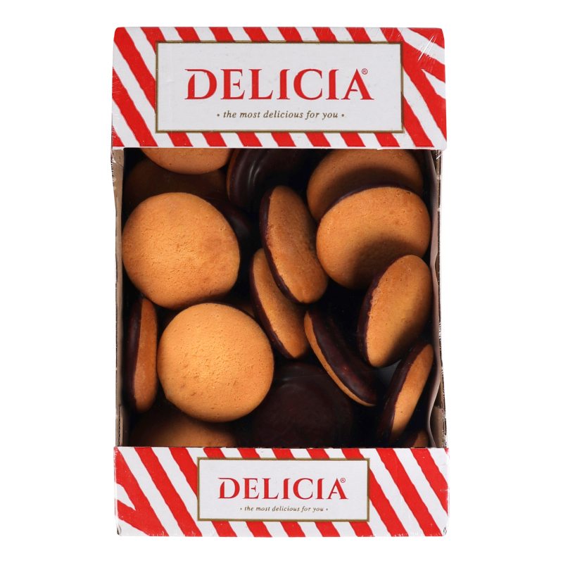 Печиво здобне збивне зі смаком апельсина Delicia к/у