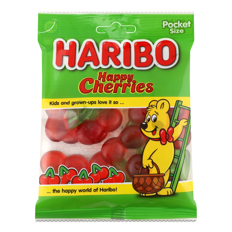 Цукерки жувальні Happy cherries 80г Haribo