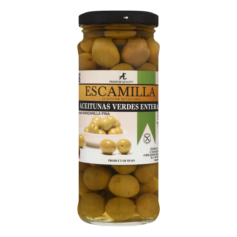 Оливки зелені з кісточкою Мансанільо Escamilla с/б