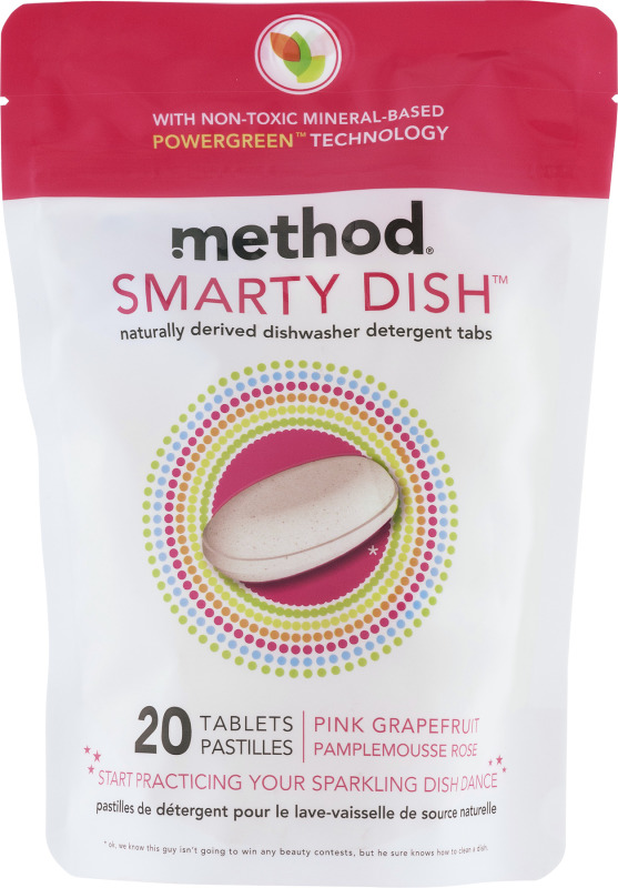 Method Smarty Dish Dishwasher Detergent Tabs 20 CT Method