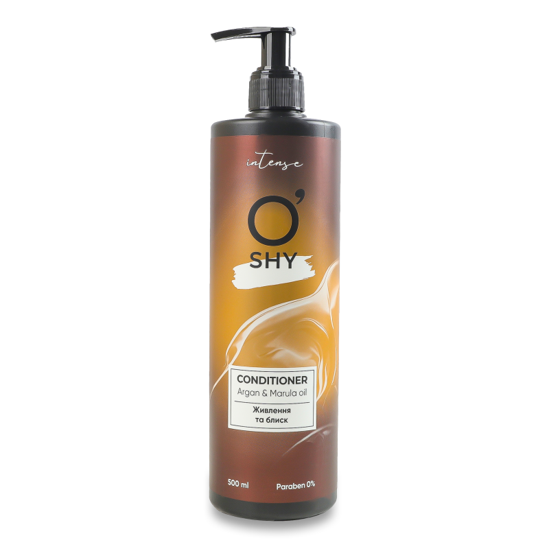 Кондиціонер д/волосся Живлення та блиск Олія марули та аргану 500мл з дозатором О”Ші