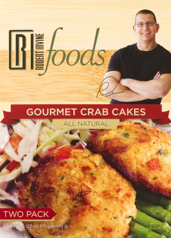 Robert Irvine Foods Gourmet Crab Cakes 2 PKq Robert Irvine Foods
