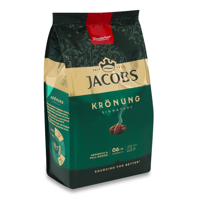 Кава Kronung в зернах смажена 250г м/у Jacobs