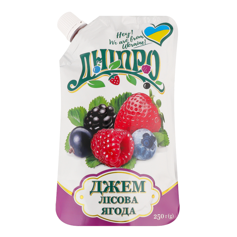 Джем стерилізований Лісова ягода Дніпро в/с д/п