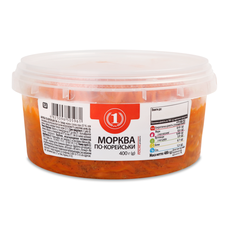 Морква По-корейськи 400г ТМ “1”