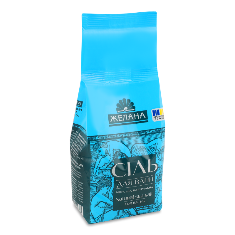 Сіль морська д/ванн натуральна 500г Желана