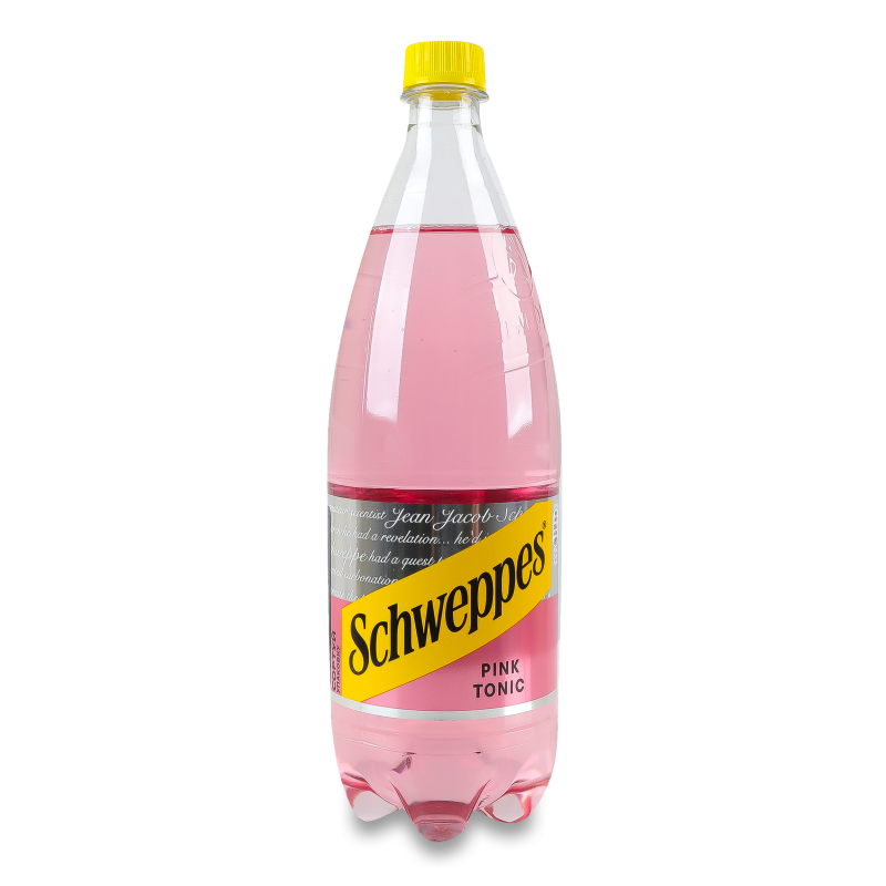 Напій безалкогольний Pink Tonic сильногазований 1л пет Schweppes