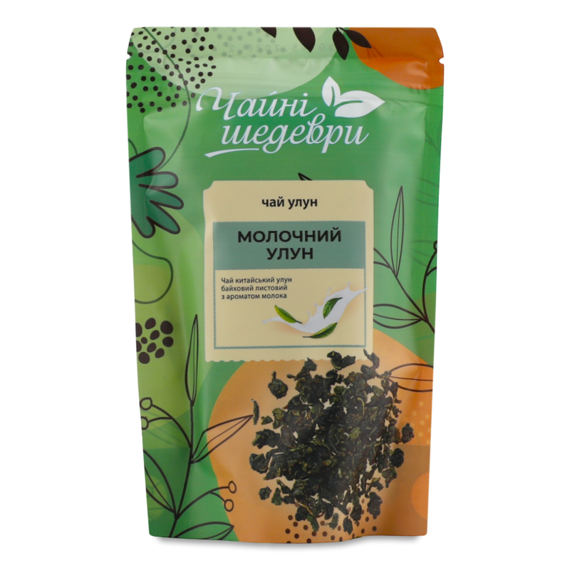 Чай Молочний улун листовий 60г Чайні шедеври