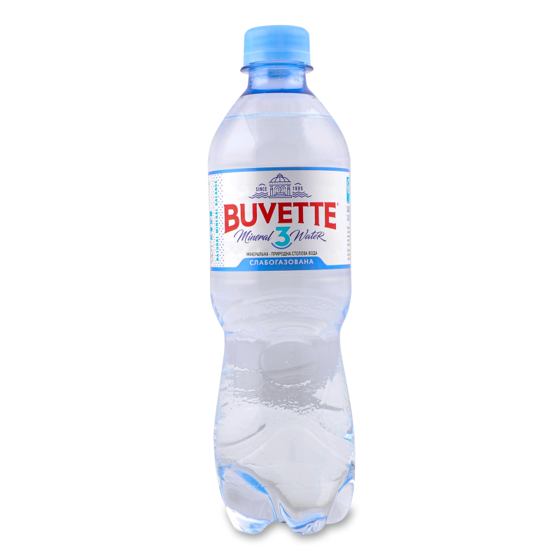 Вода мінеральна Вітал №3 слабогазована 0,5л пет Buvette