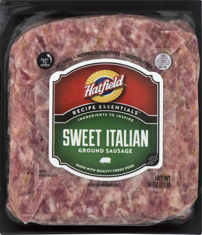 Hatfield Recipe Essentials Ground Sausage Sweet Italian Hatfield