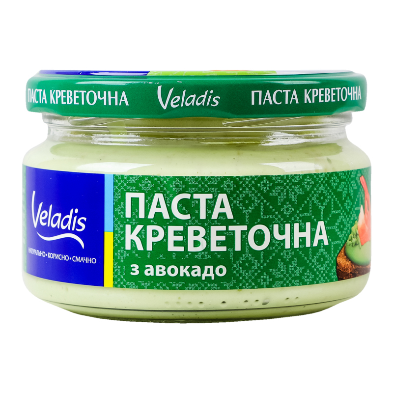 Паста креветочная с авокадо Veladis с/б 160г Veladis(4823097905821