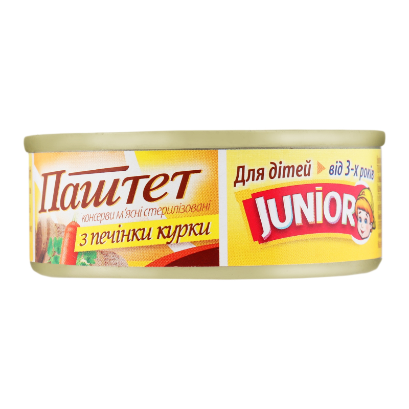 Паштет для детей от 3лет из печени курицы Онисс Junior ж/б 100г Онисс ...