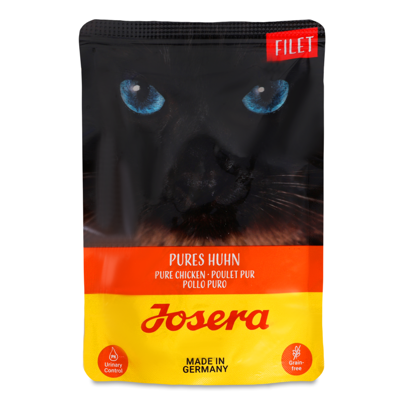 Корм д/дорослих котів Філе Курка 70г пауч Йозера