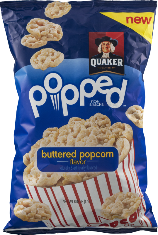 Quaker Popped Rice Snacks Buttered Popcorn Quaker(30000319789