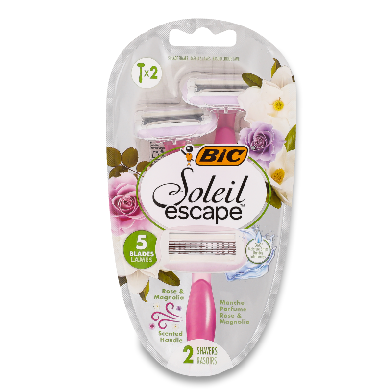 Станок д/гоління Soleil Escape жіночий 2шт BiC