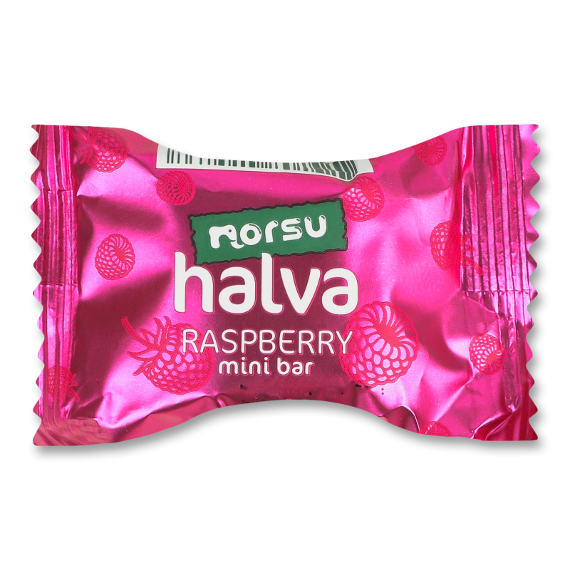 Халва соняшникова з ароматом малини 15г Norsu