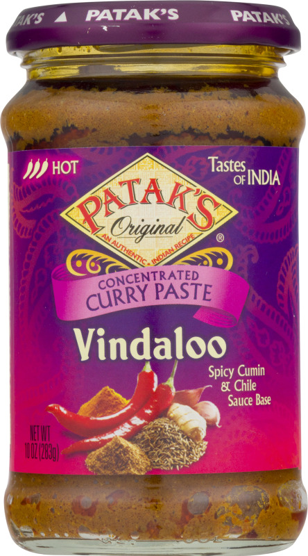 Patak's Vindaloo Concentrated Curry Paste Patak's(69276032108 ...