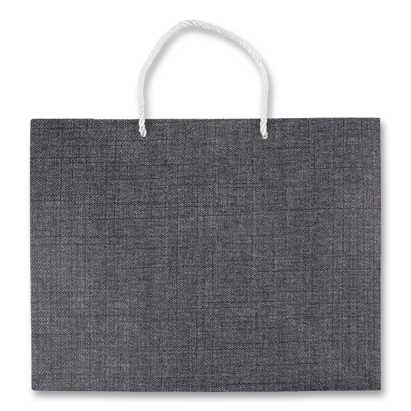 Пакет подарунковий сірий 33*25*11,5см