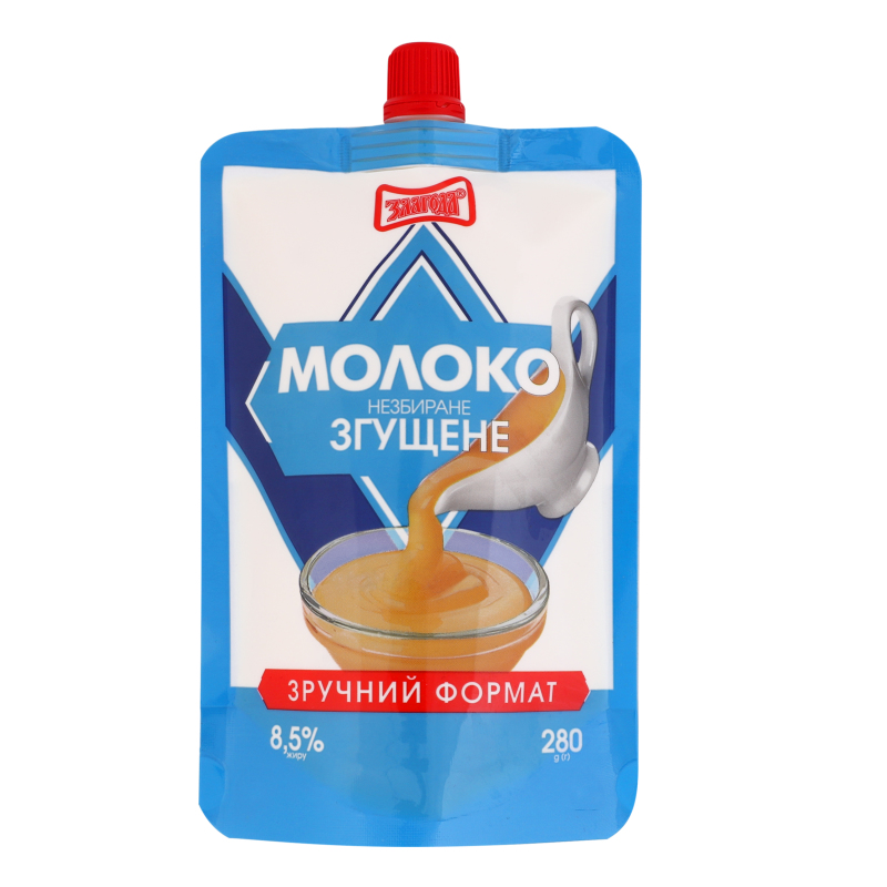 Молоко згущене 8.5% незбиране з цукром Злагода д/п