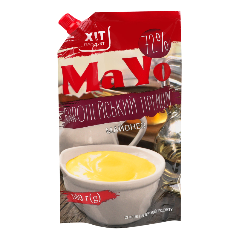 Майонез 72% Європейський преміум MaYo Хіт продукт д/п