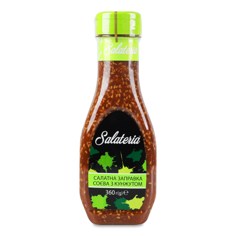 Заправка салатна соєва з кунжутом 360г Салатерія
